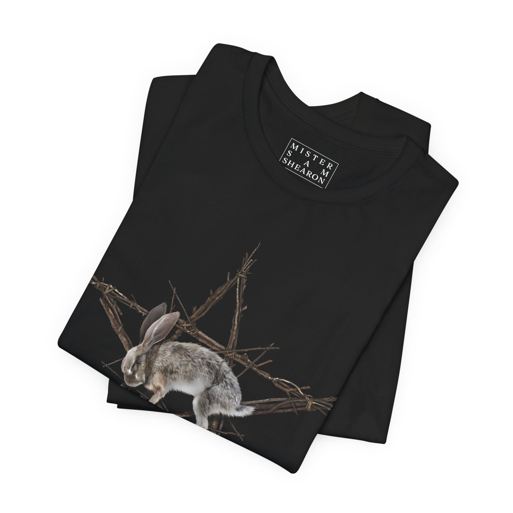 Fallen Star shirt — Bella+Canvas 3001 unisex jersey with occult ritual print