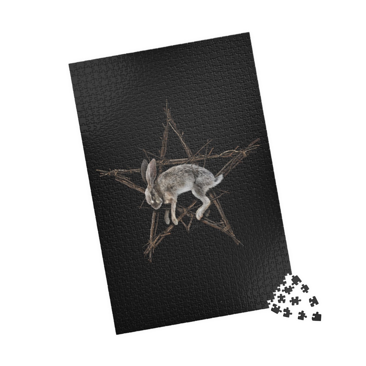 Fallen Star occult jigsaw puzzle — Mister Sam Shearon witchcraft collection zero AI artwork