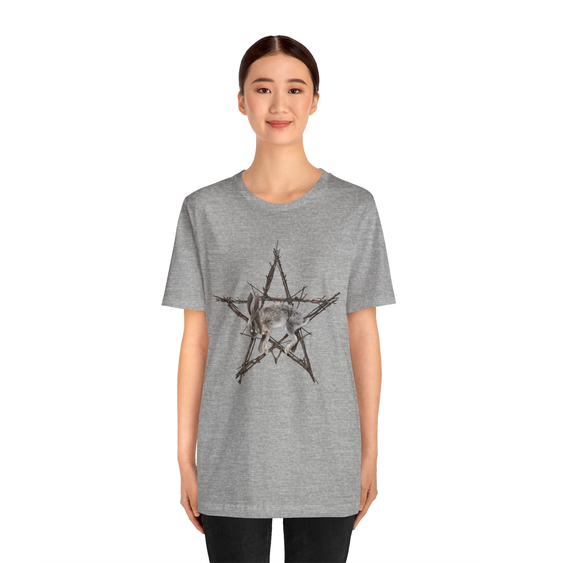 Fallen Star witchcraft shirt — rabbit guardian of the underworld original dark art