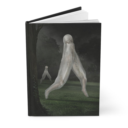 Nightcrawler hardcover journal — original cryptid dark art by Mister Sam Shearon