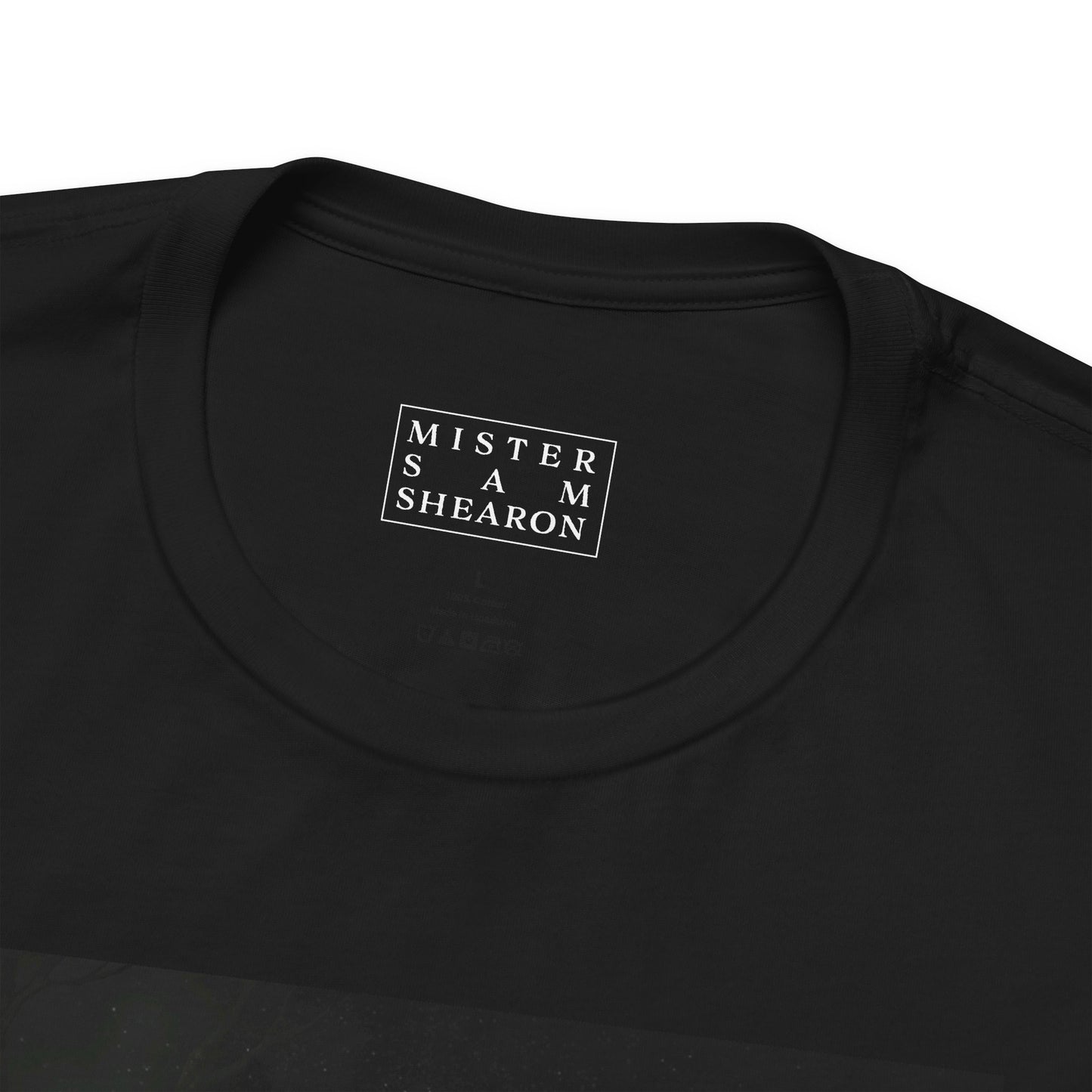 Nightcrawler t-shirt by Mister Sam Shearon — dark art, cryptid, creepypasta, paranormal, horror, human-made, non-AI.