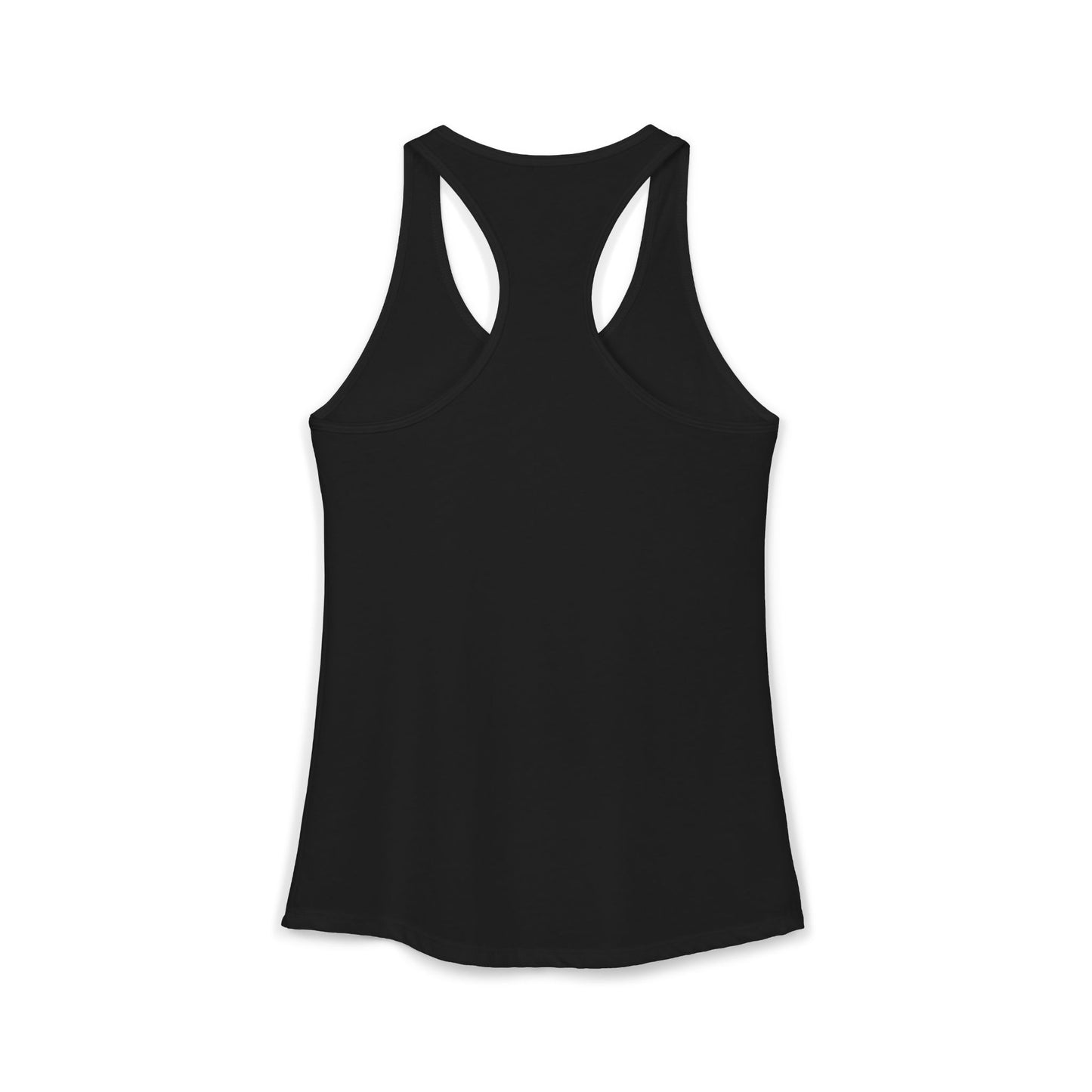 Cat O' Lantern racerback tank — Halloween dark art on slim fit women's tank
