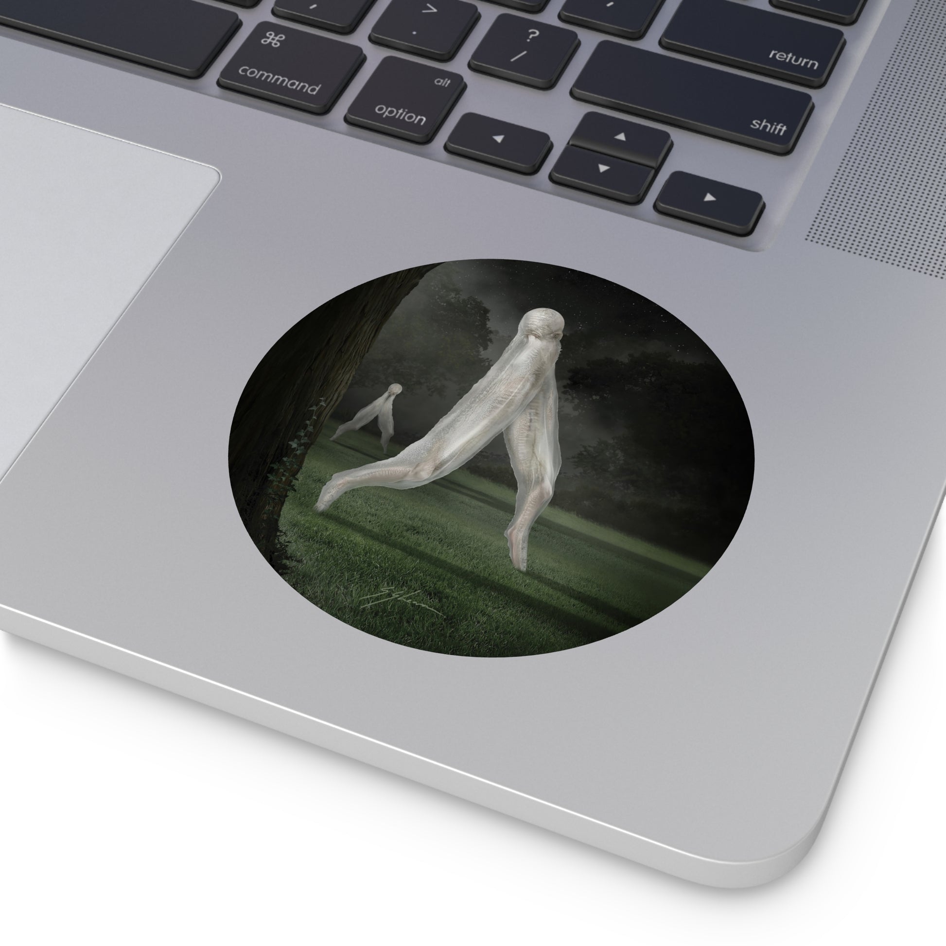 Nightcrawler vinyl sticker — Fresno Nightcrawler design by Mister Sam Shearon