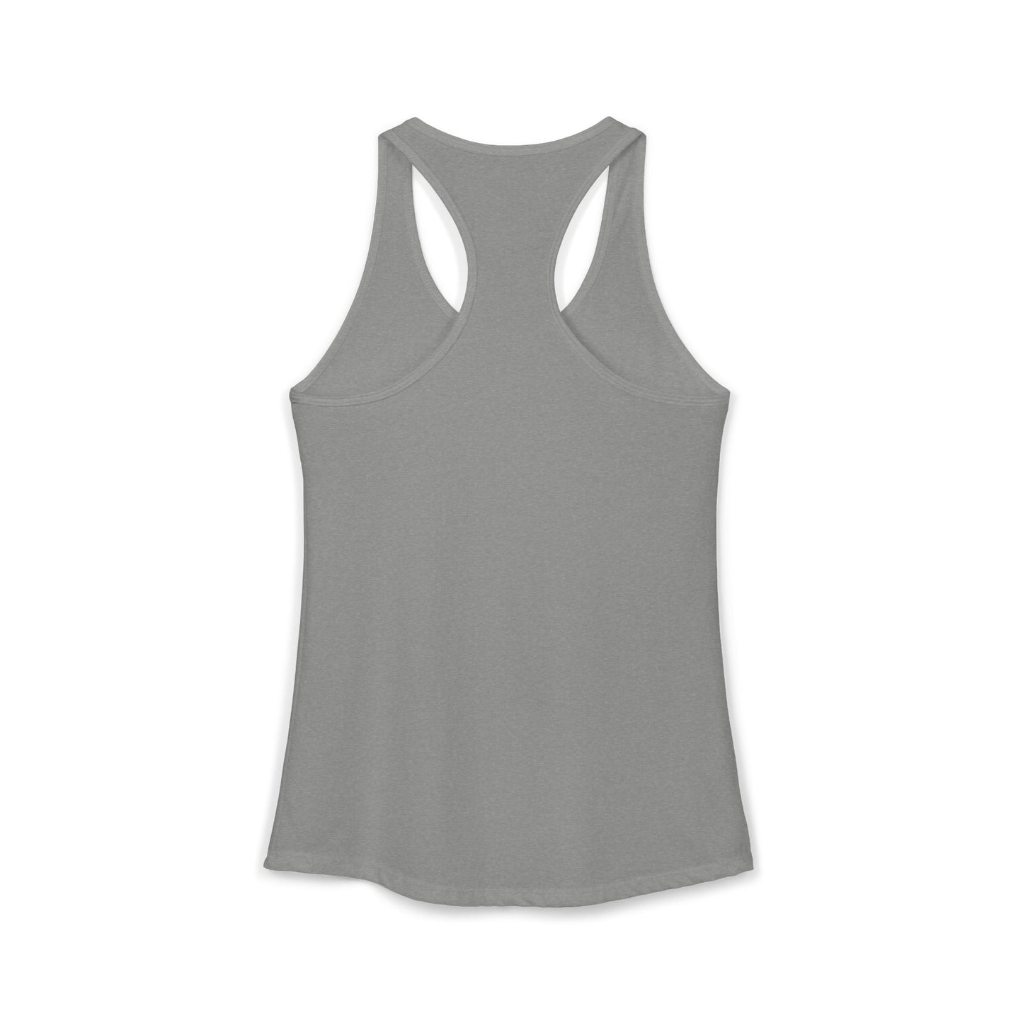 Cat O' Lantern tank — black cat and pumpkin artwork on women's racerback