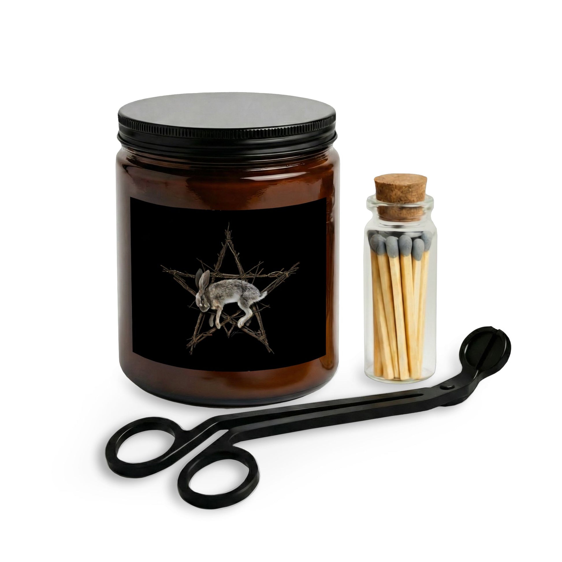 Fallen Star candle set with matches and wick trimmer — Mister Sam Shearon Witchcraft collection