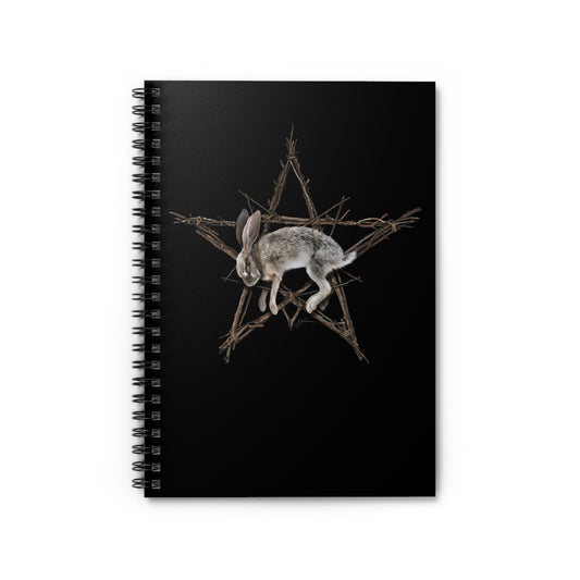Fallen Star spiral notebook — witchcraft dark art by Mister Sam Shearon