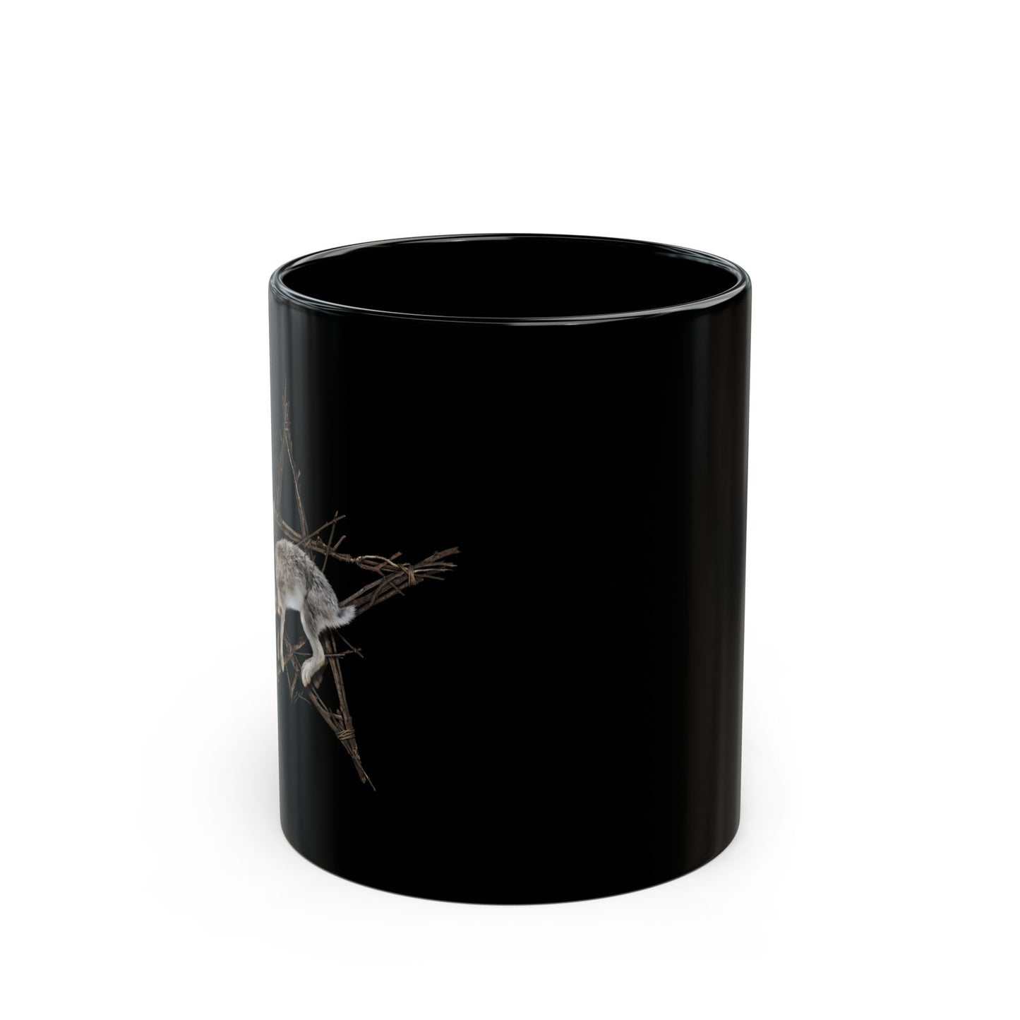 Fallen Star mug side view — gothic witchcraft home decor by Mister Sam Shearon