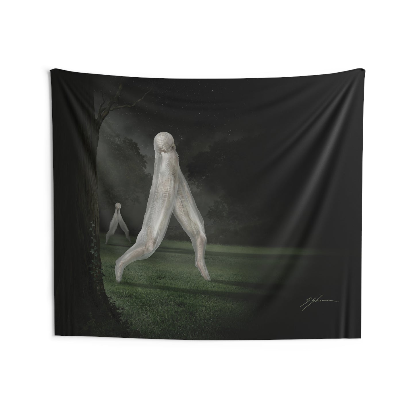 Nightcrawler indoor tapestry — Mister Sam Shearon Nightcrawler collection wall art