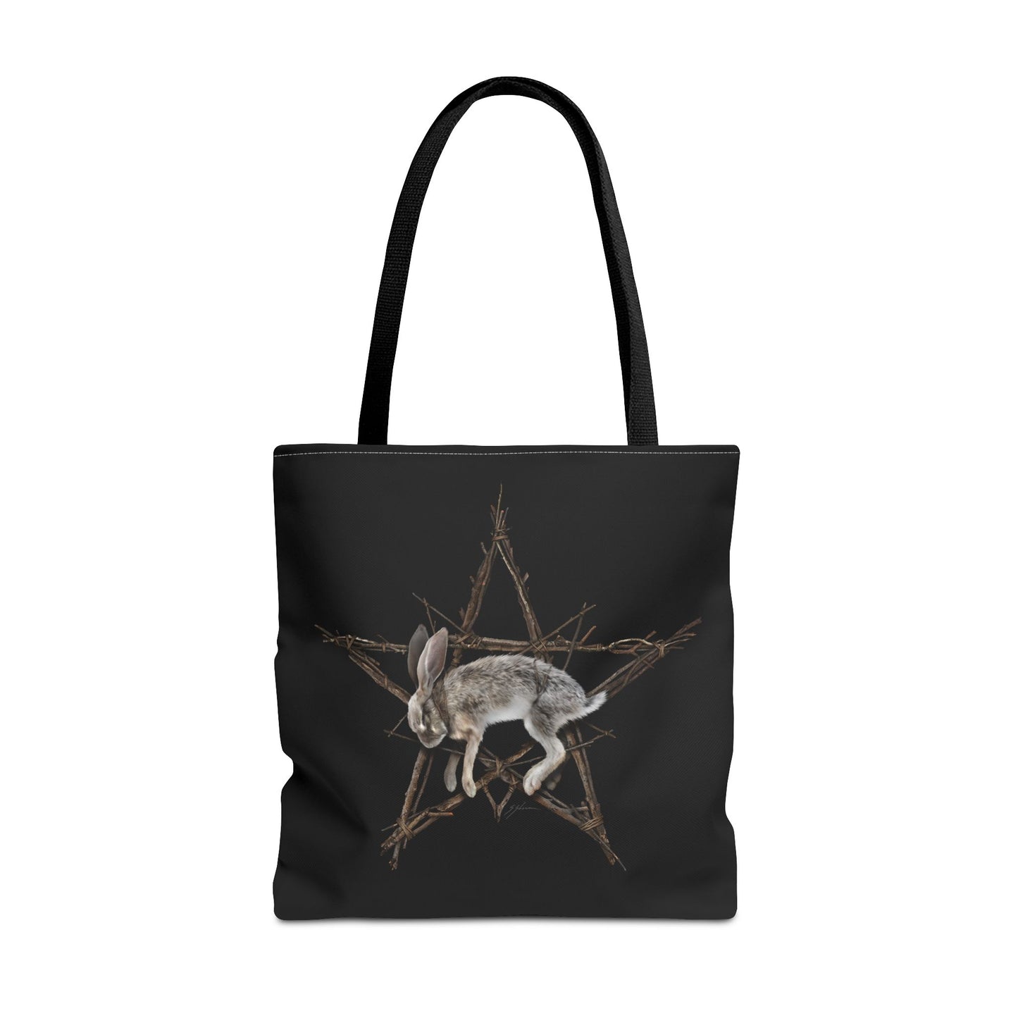 Fallen Star witchcraft tote bag — dark art by Mister Sam Shearon