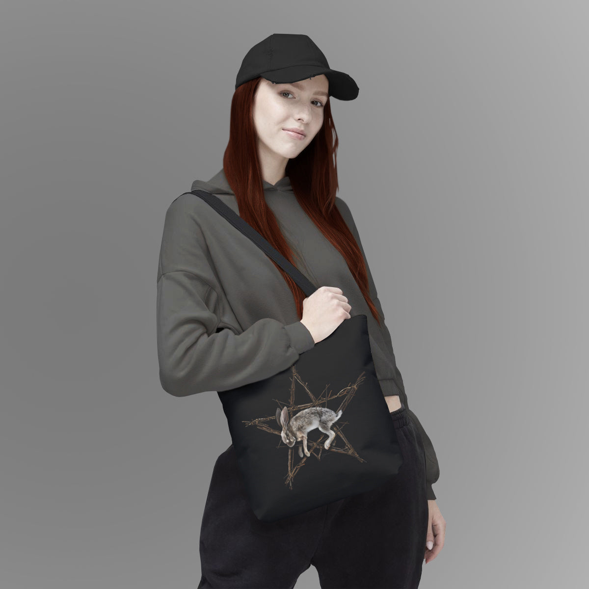 Fallen Star dark art tote — pagan ritual imagery by Mister Sam Shearon
