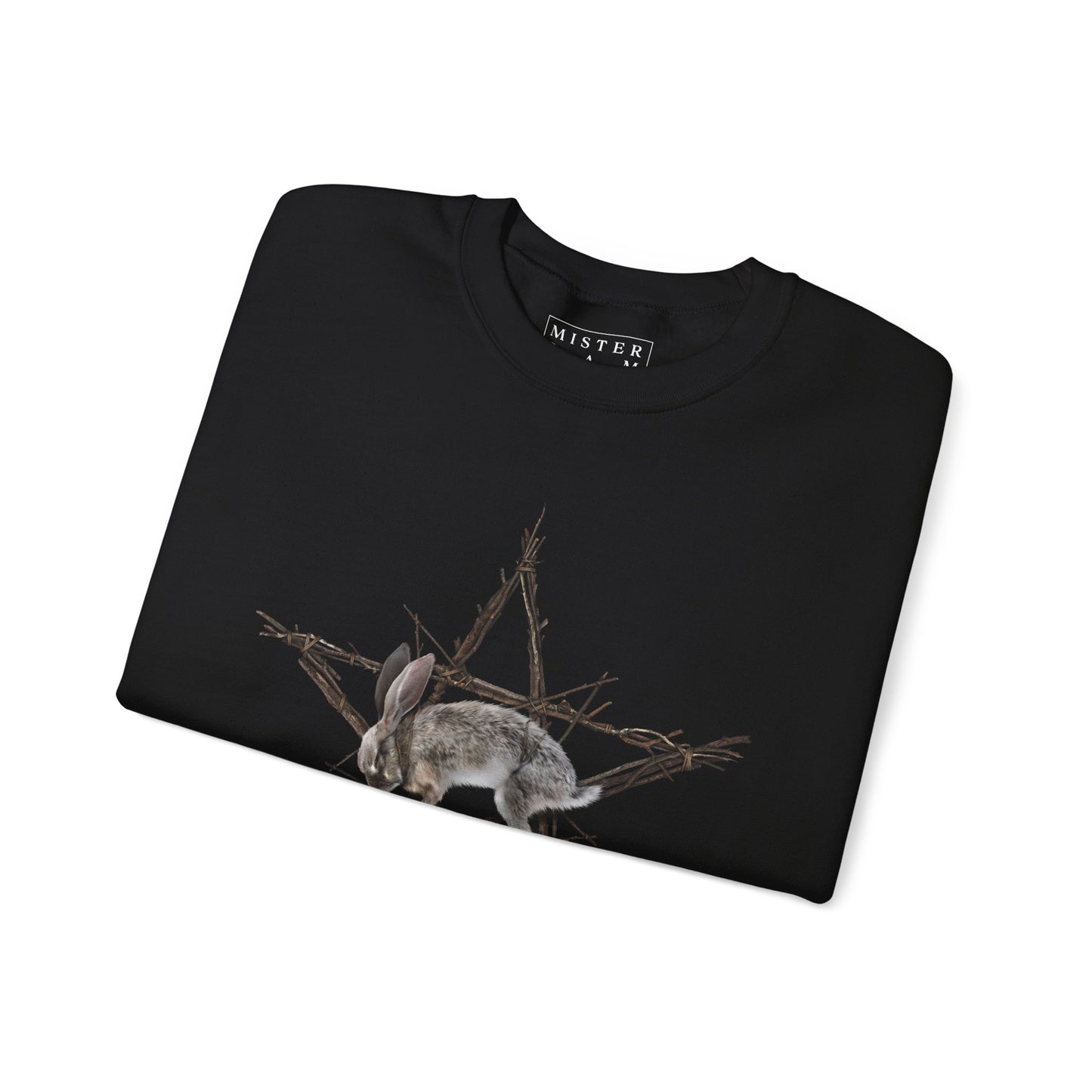 Fallen Star witchcraft crewneck — dark art by Mister Sam Shearon