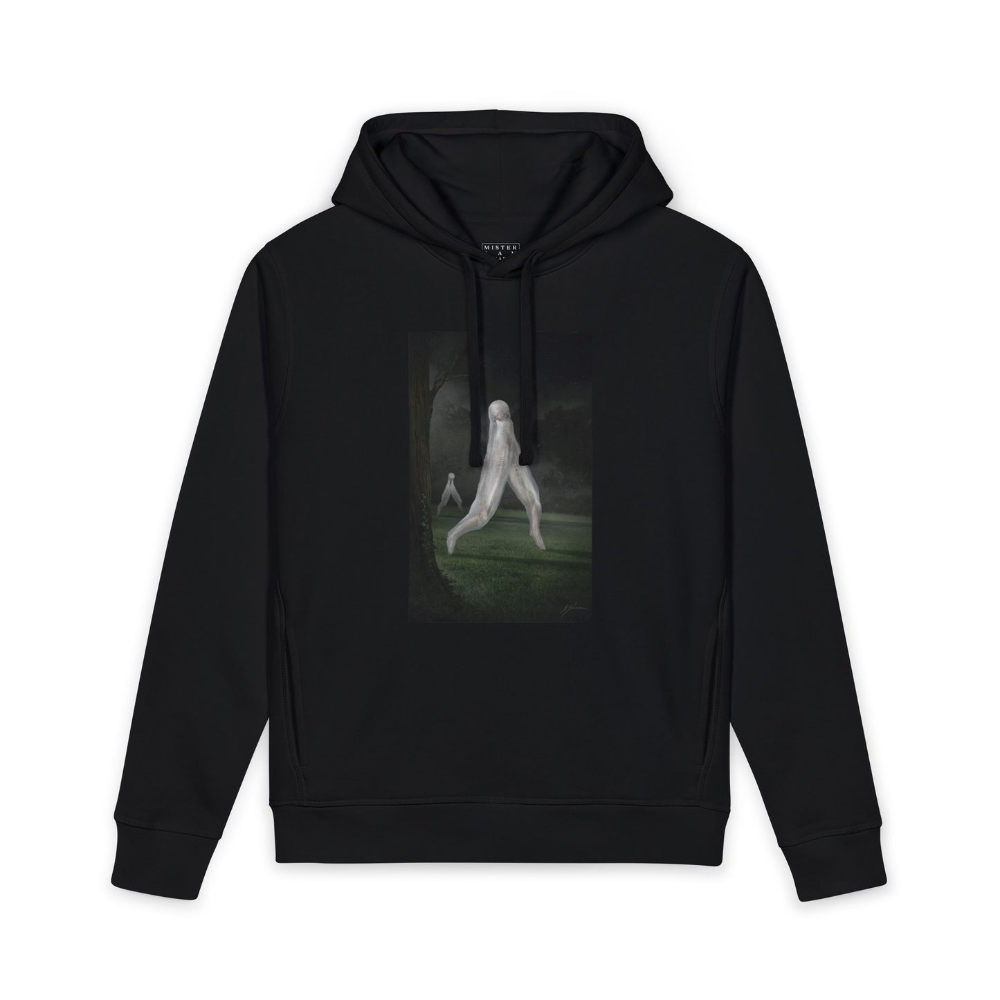 Nightcrawler unisex hoodie — Yosemite Nightstriders cryptid dark art by Mister Sam Shearon