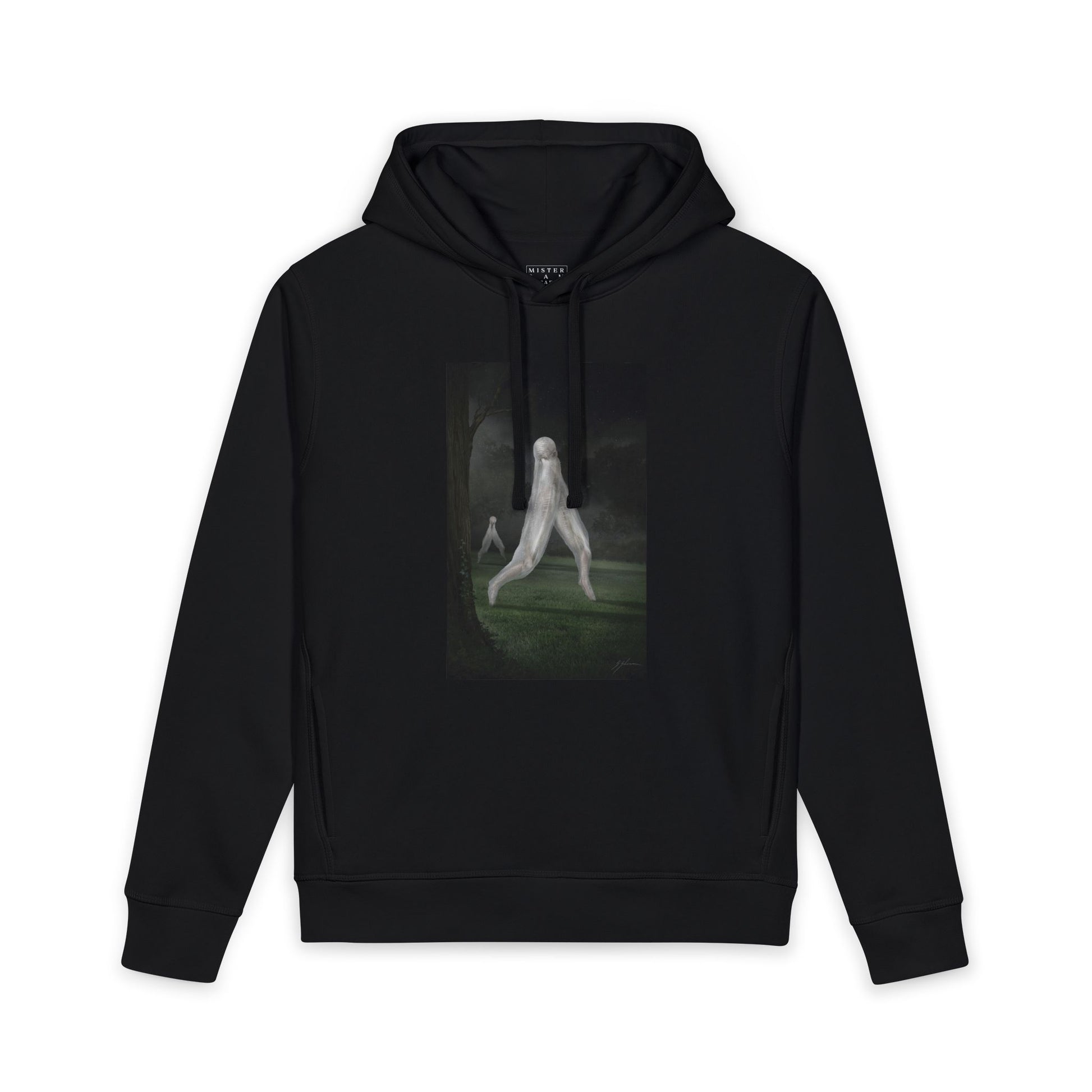 Nightcrawler unisex hoodie — Yosemite Nightstriders cryptid dark art by Mister Sam Shearon