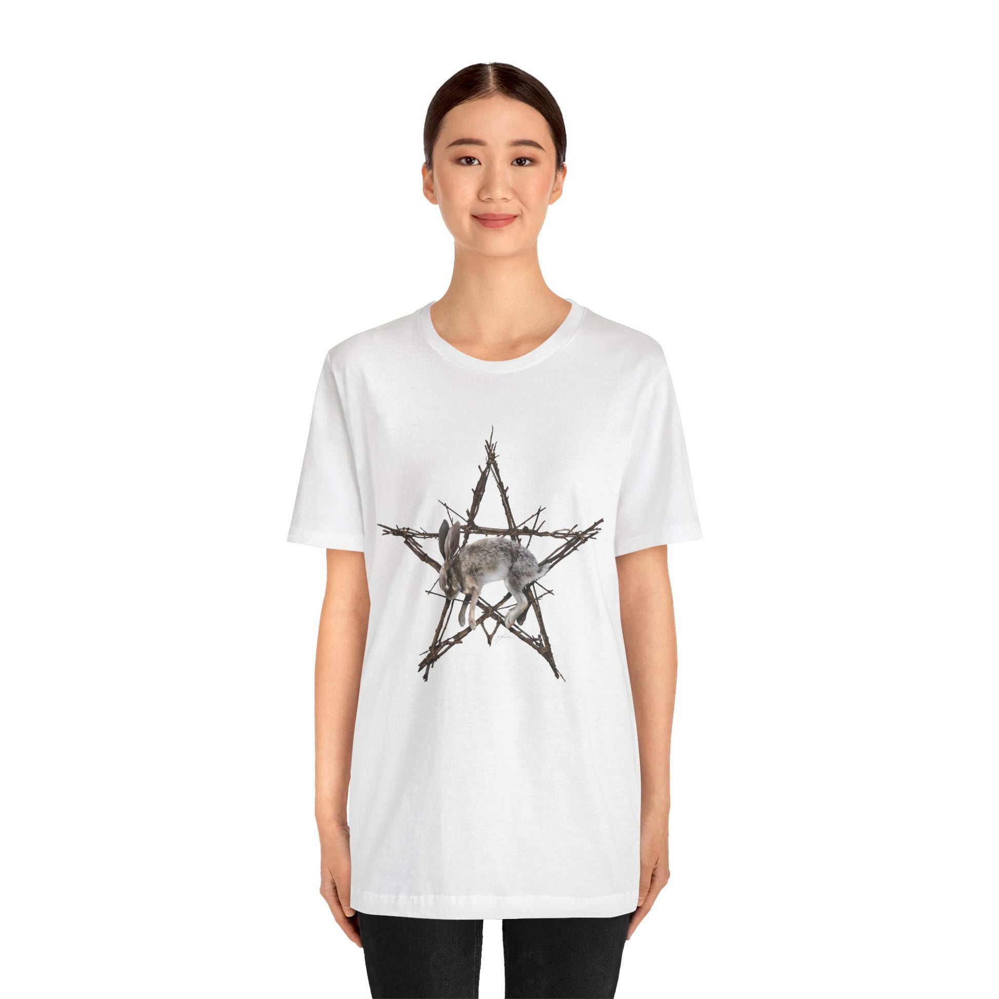 Fallen Star witchcraft tee — soft ring-spun cotton with original ritual artwork