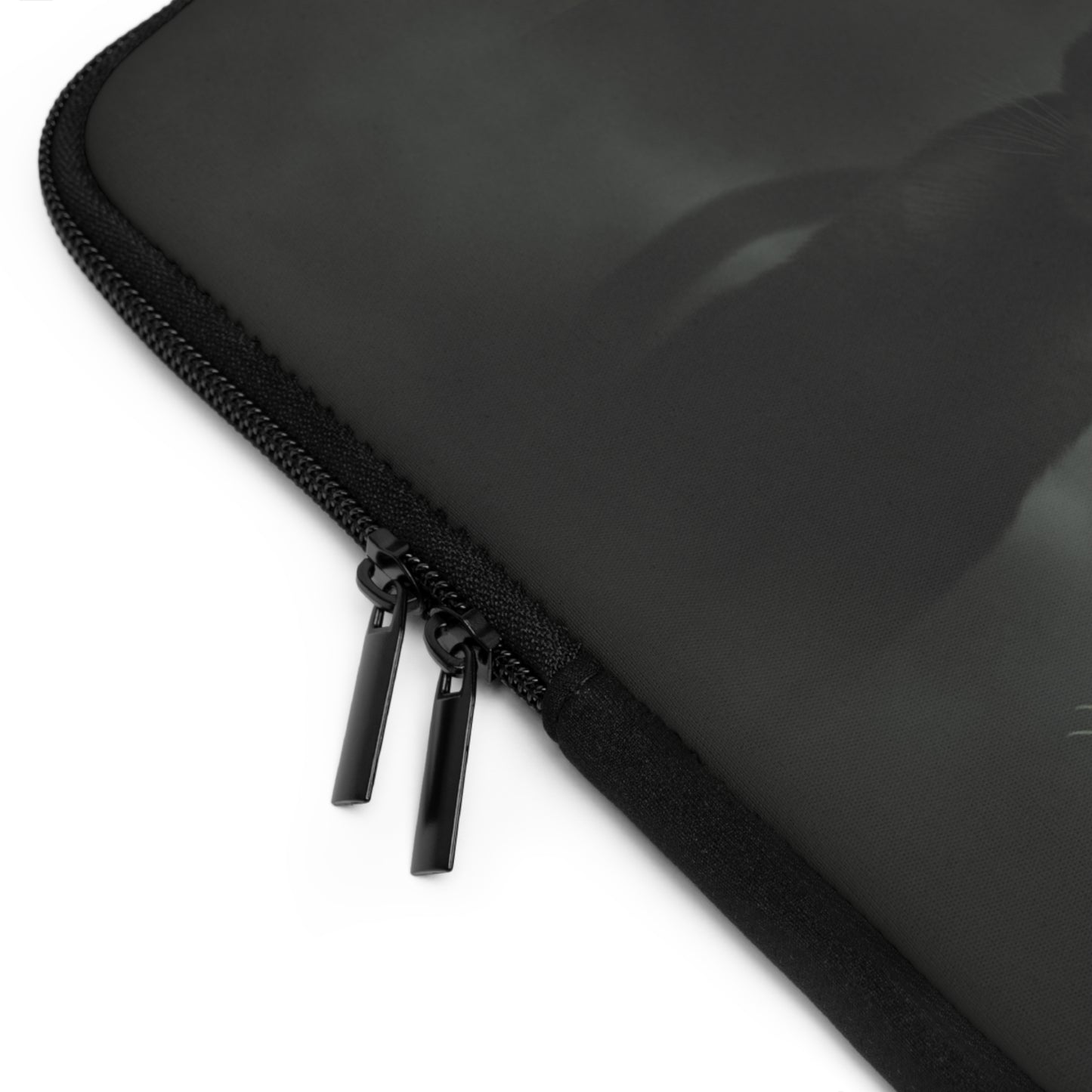 Edgar Allan Poe laptop sleeve — raven and crow art by Mister Sam Shearon, available 7–17"