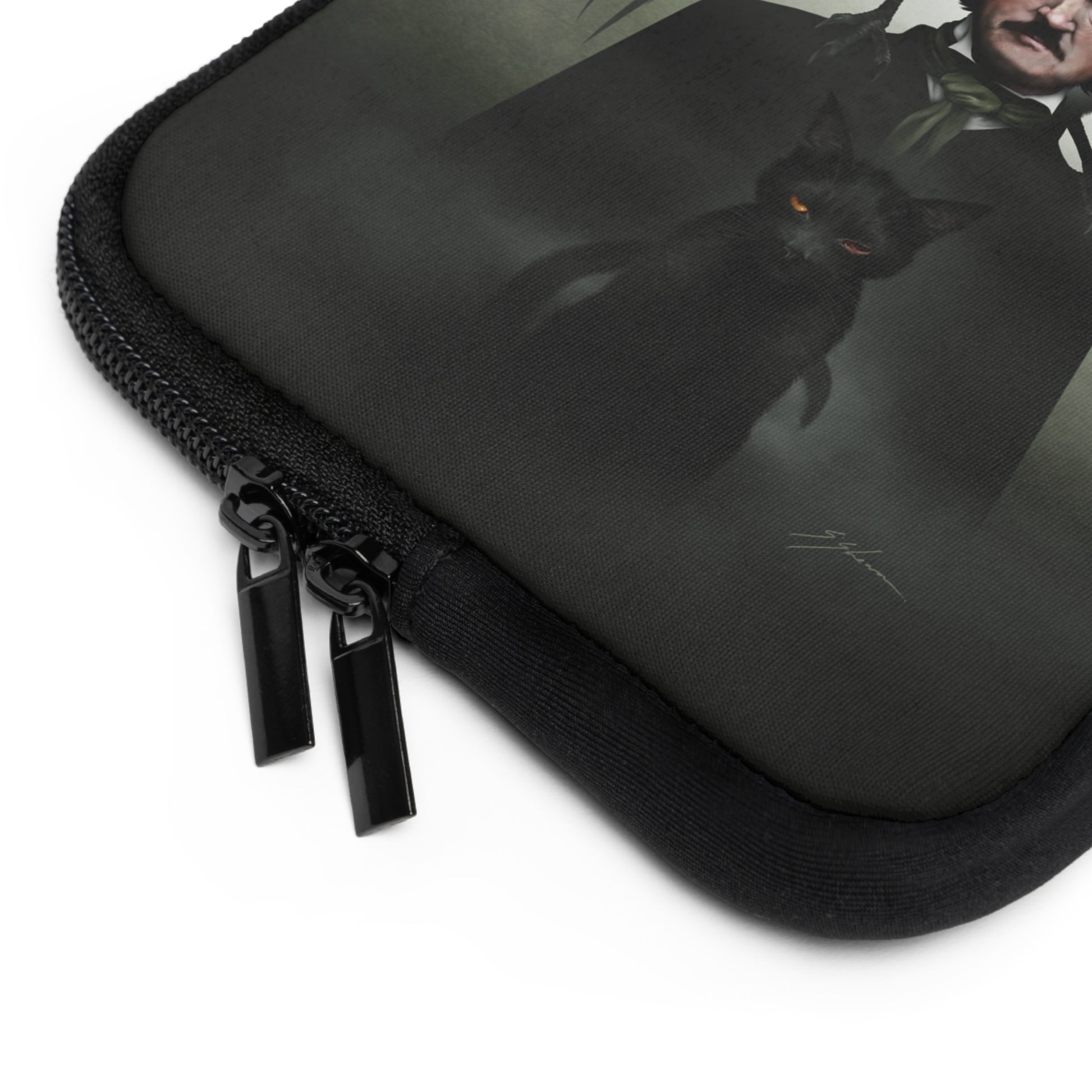 Edgar Allan Poe tablet sleeve — Mister Sam Shearon original gothic dark art tech accessory