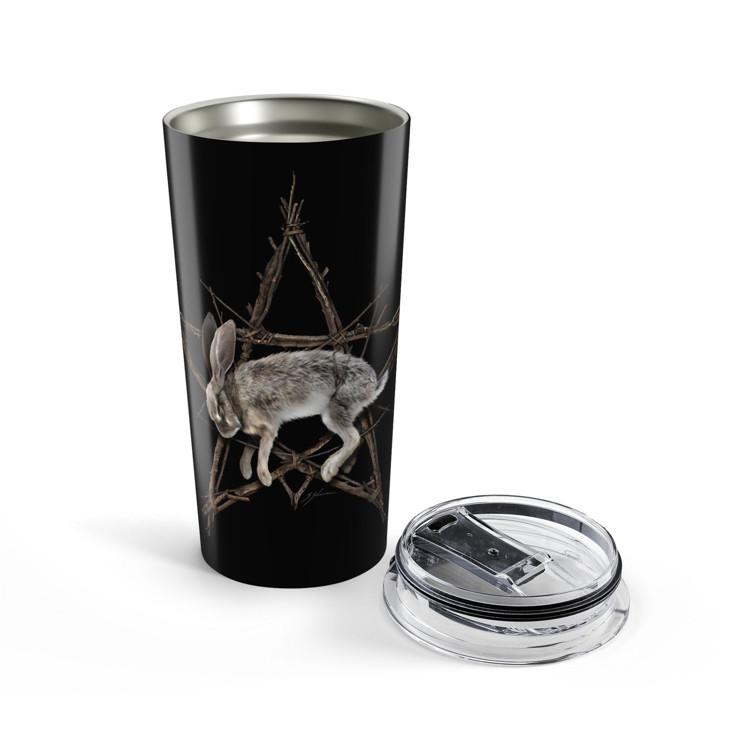 Fallen Star tumbler 20oz — Mister Sam Shearon witchcraft dark art, stainless steel