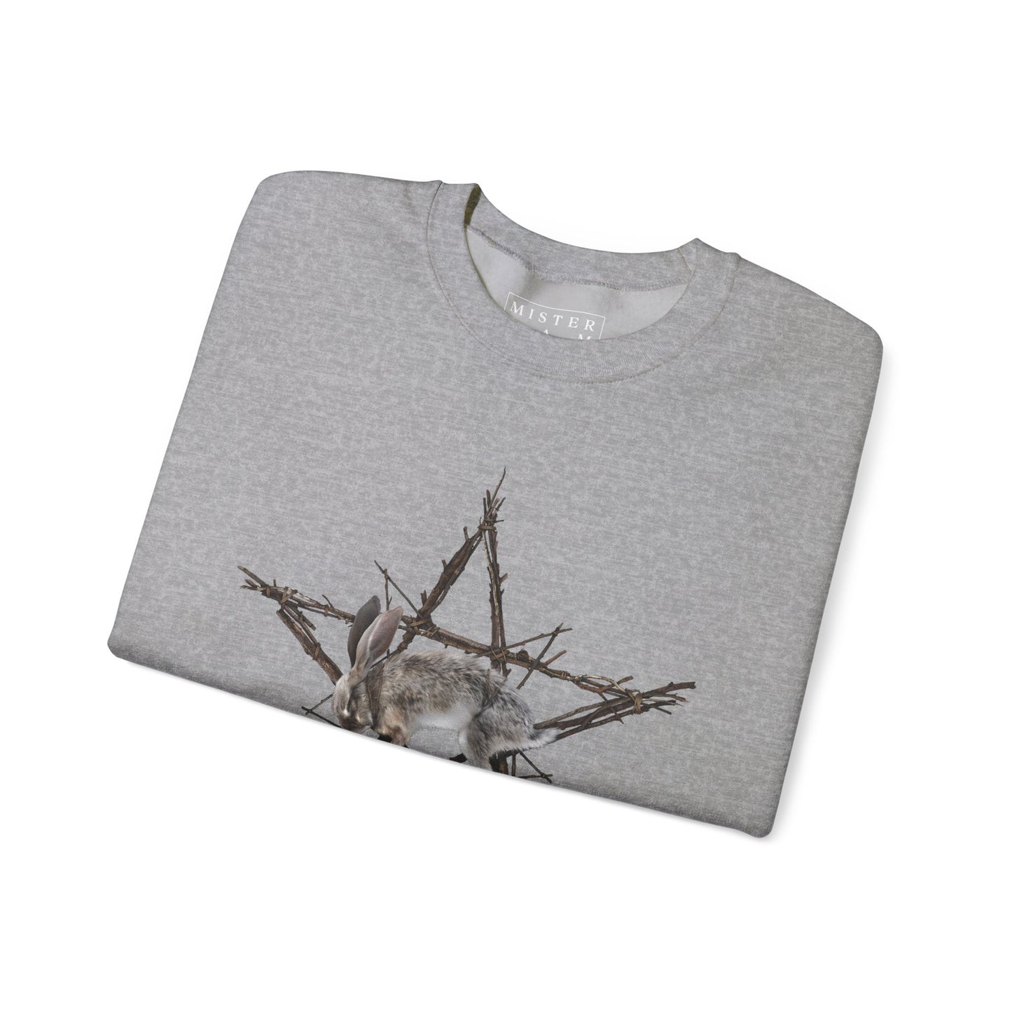 Fallen Star sweatshirt close-up — witchcraft art print detail by Mister Sam Shearon