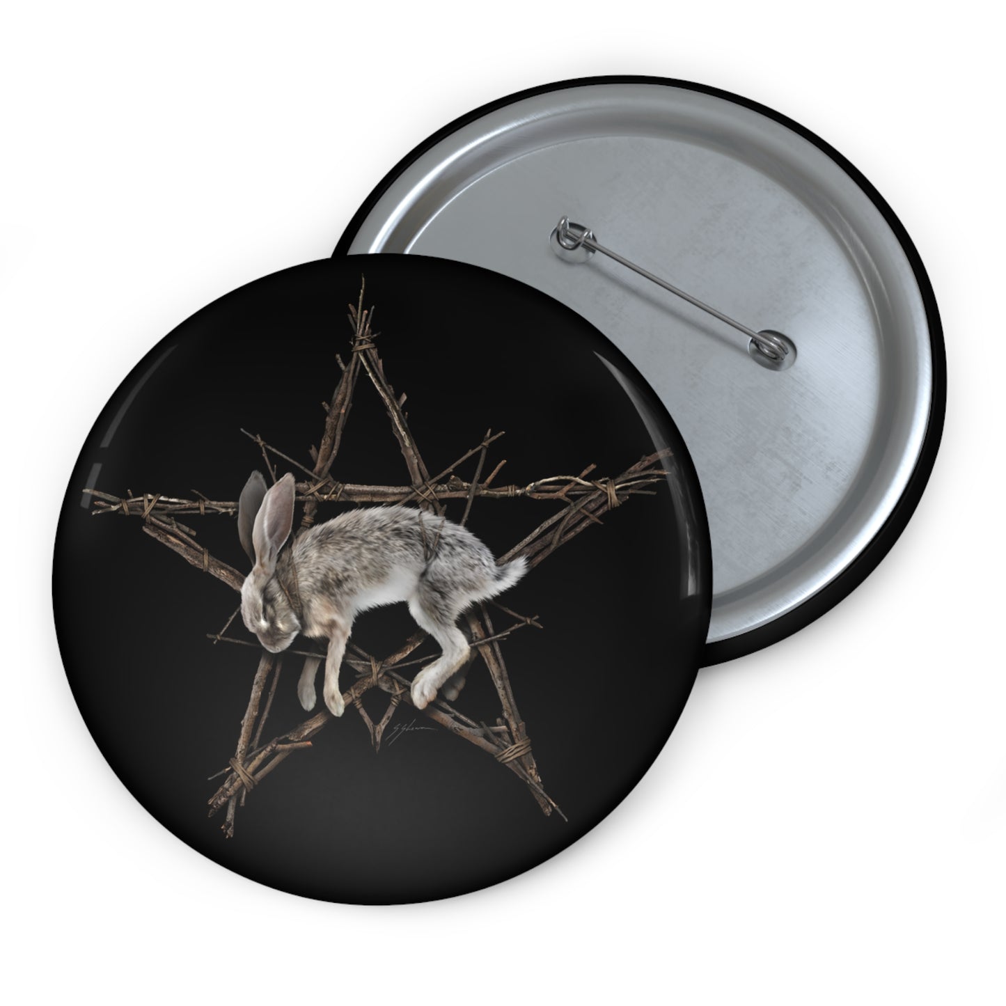 Fallen Star pin button set — Mister Sam Shearon witchcraft dark art, three sizes