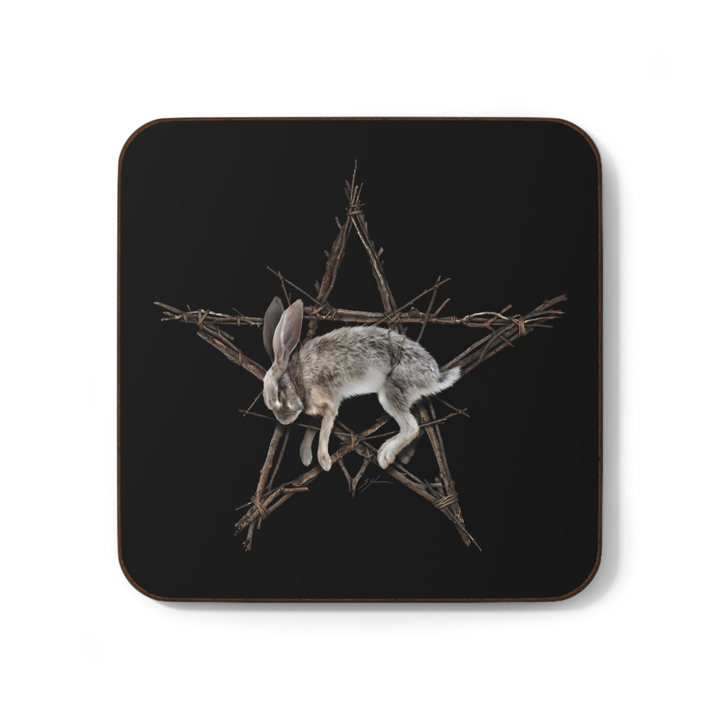 Fallen Star — Hardboard Back Coaster
