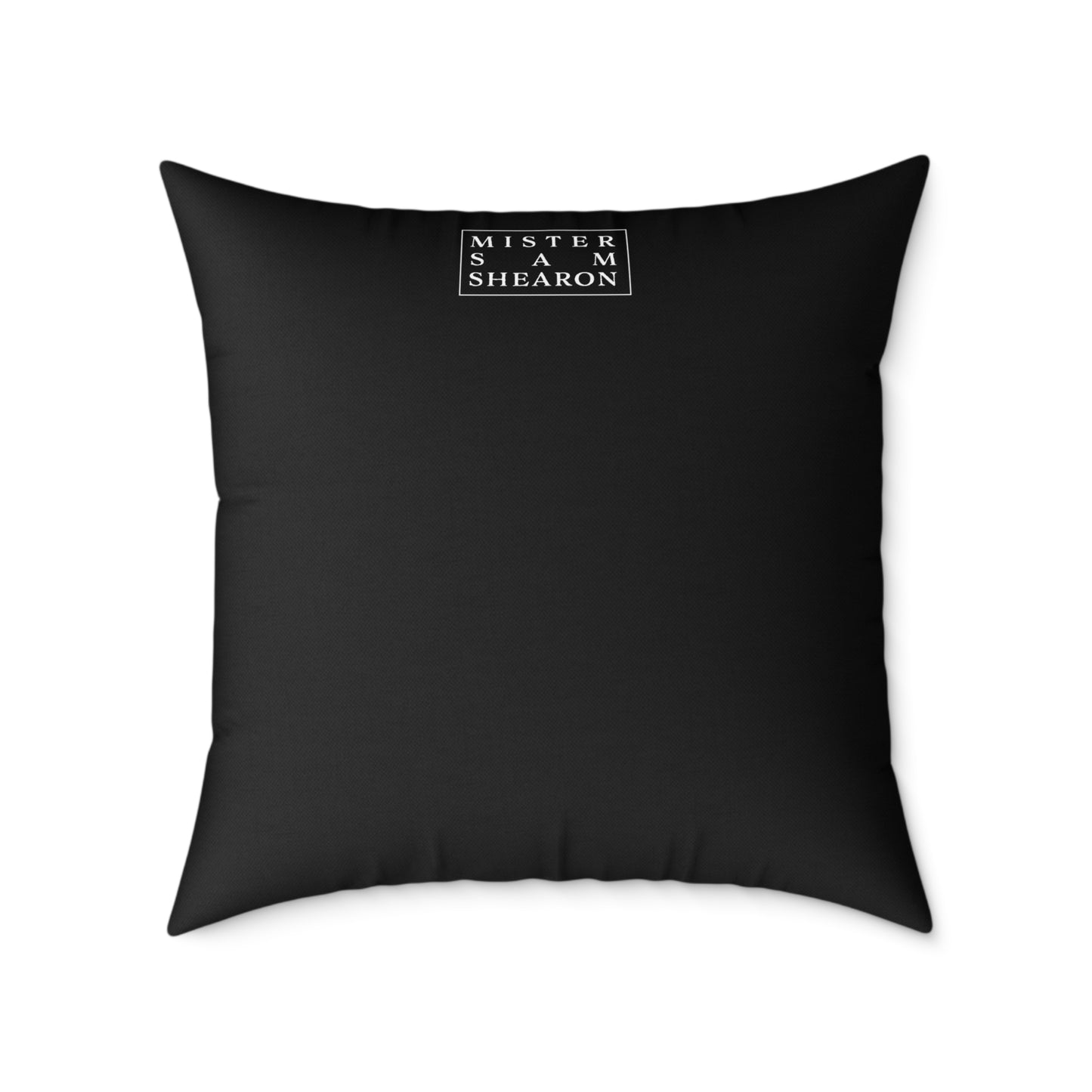 Fallen Star pillow on sofa — original occult dark art by Mister Sam Shearon